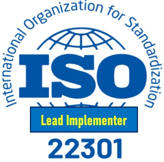 Lead Implementor - ISO 22301:2019